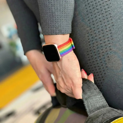 Fitbit Versa - Versa 2 Nylon Strap (Rainbow)