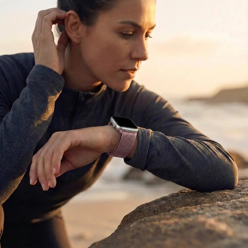 Bandz Apple Watch Nylon Strap 'Classic' (Lavender)