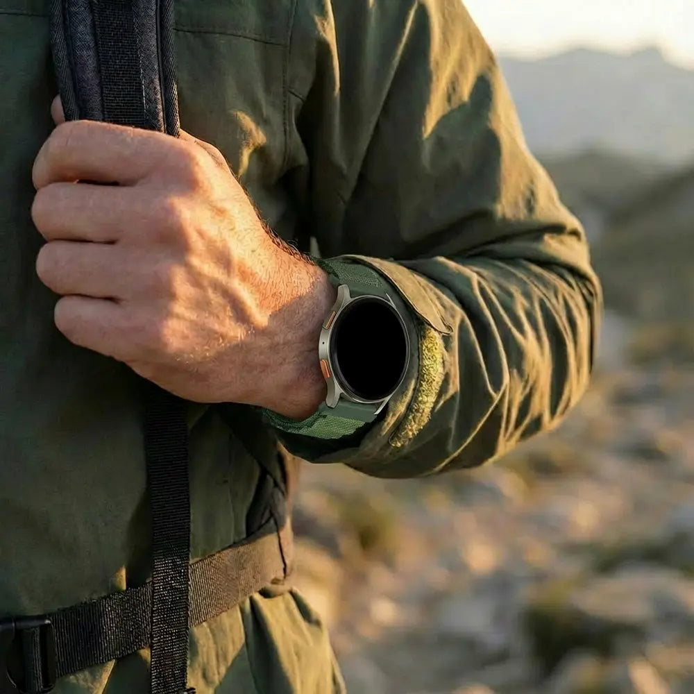 Bandz Amazfit Bip 3 (Pro) Alpine Nylon Strap (Army Green)