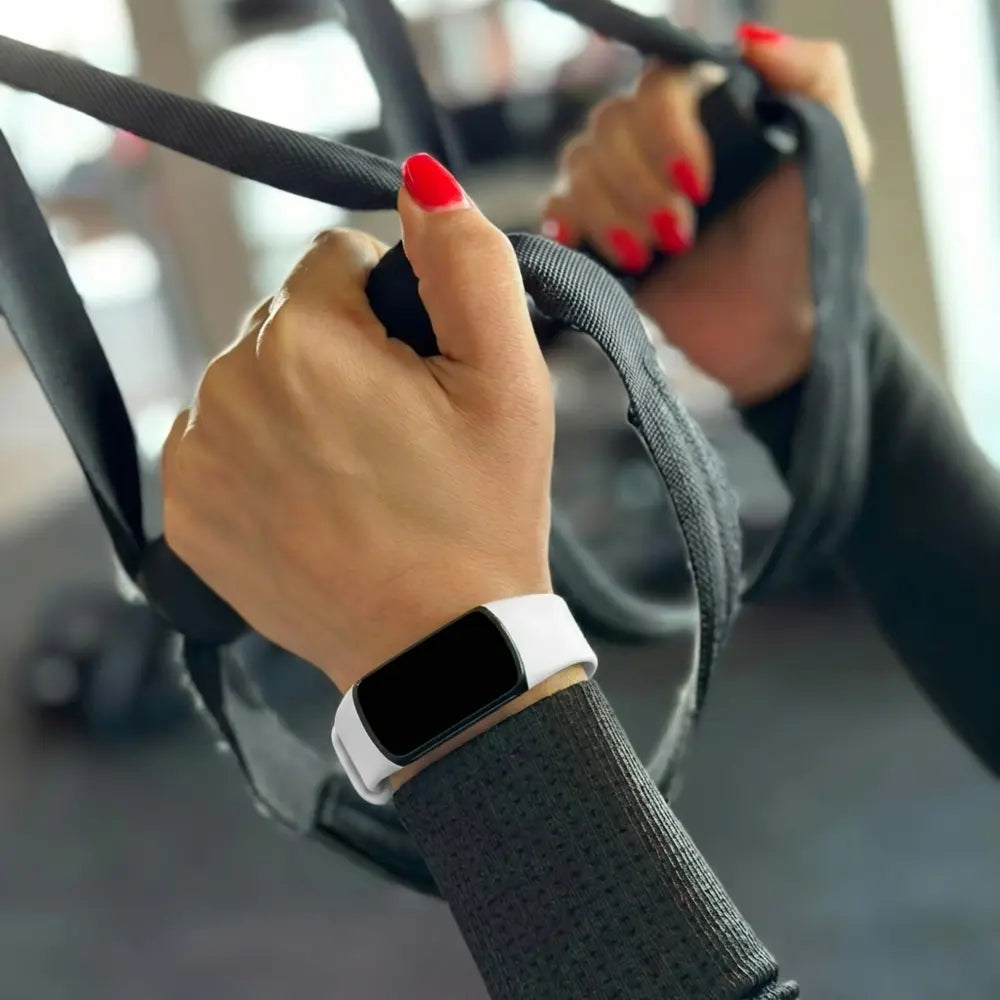 Fitbit Charge 6 Silicone Strap (White)