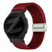 Bandz Garmin Forerunner 165 Vintage Nylon Strap (Wine Red)