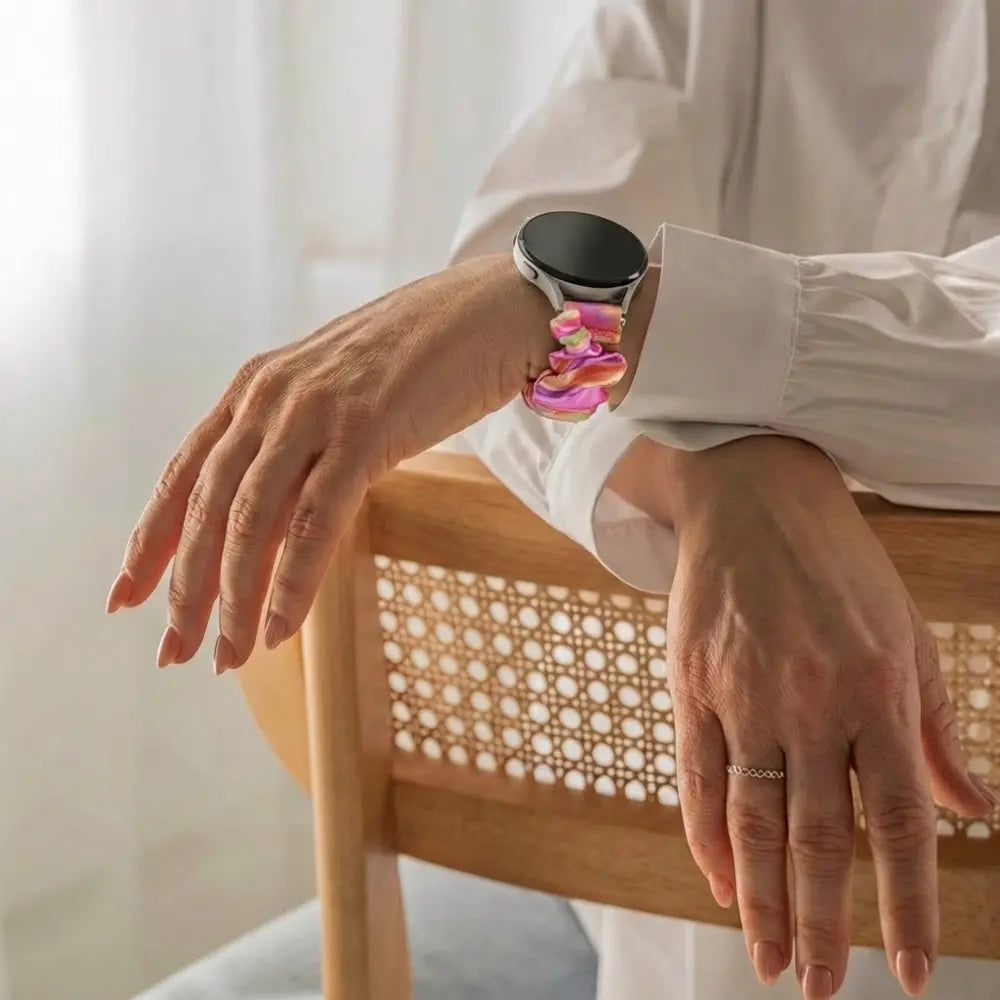 Samsung Galaxy Watch 7 - 40mm Scrunchie Strap (Colourful)