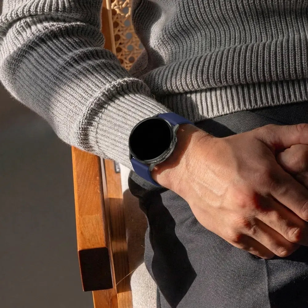 Bandz Garmin Vivomove 3s Silicone Strap 'Classic' (Dark Blue)