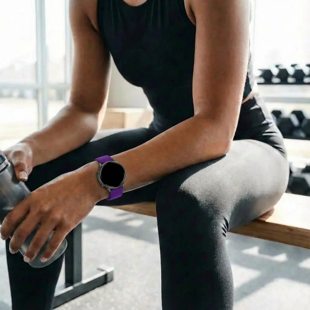 Bandz Garmin Vivoactive 6 Sport Strap 'Deluxe' (Purple)