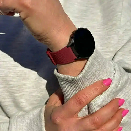 Samsung Galaxy Watch 7 - 40mm siliconen bandje (bordeaux)
