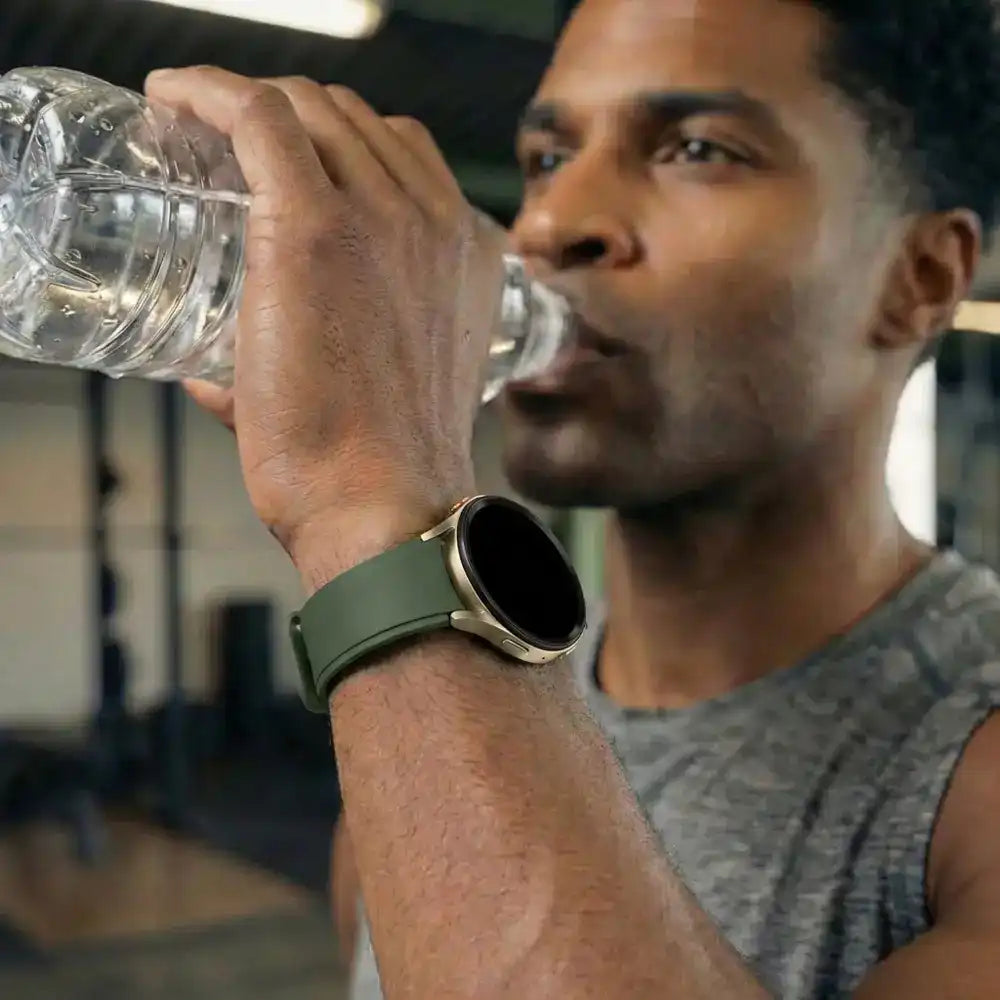 Bandz Samsung Galaxy Watch 7 - 44mm Sport Strap 'Easy Fit' (Green)