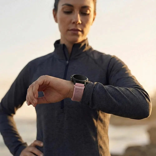 Garmin Fenix 5s / 6s nylon band (pink sand)