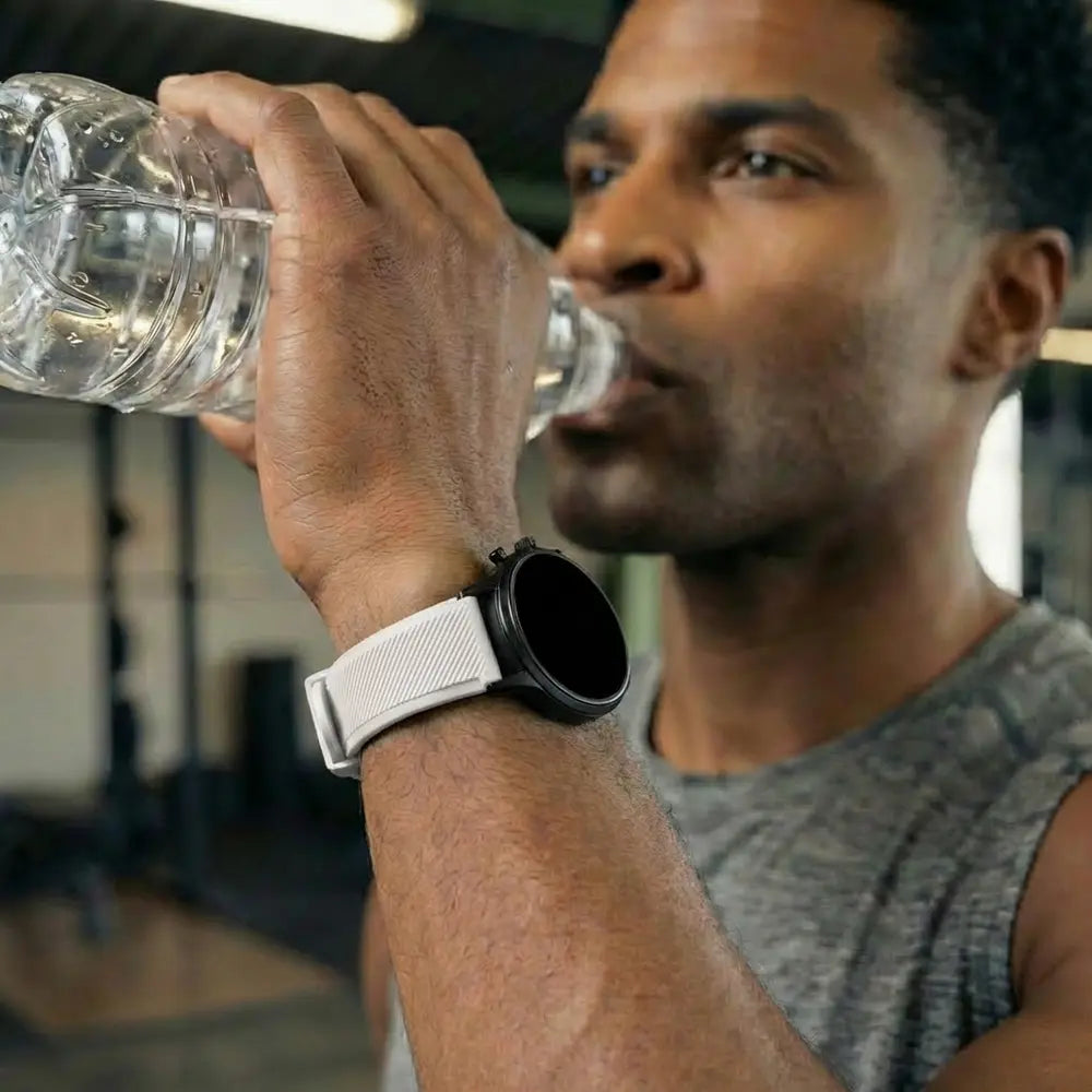 Fossil Gen 5 Silicone Strap (White)