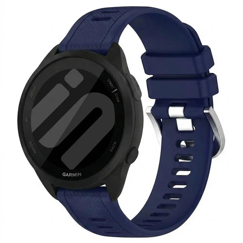 Garmin Forerunner 165 Silicone Classic Strap (Dark Blue)