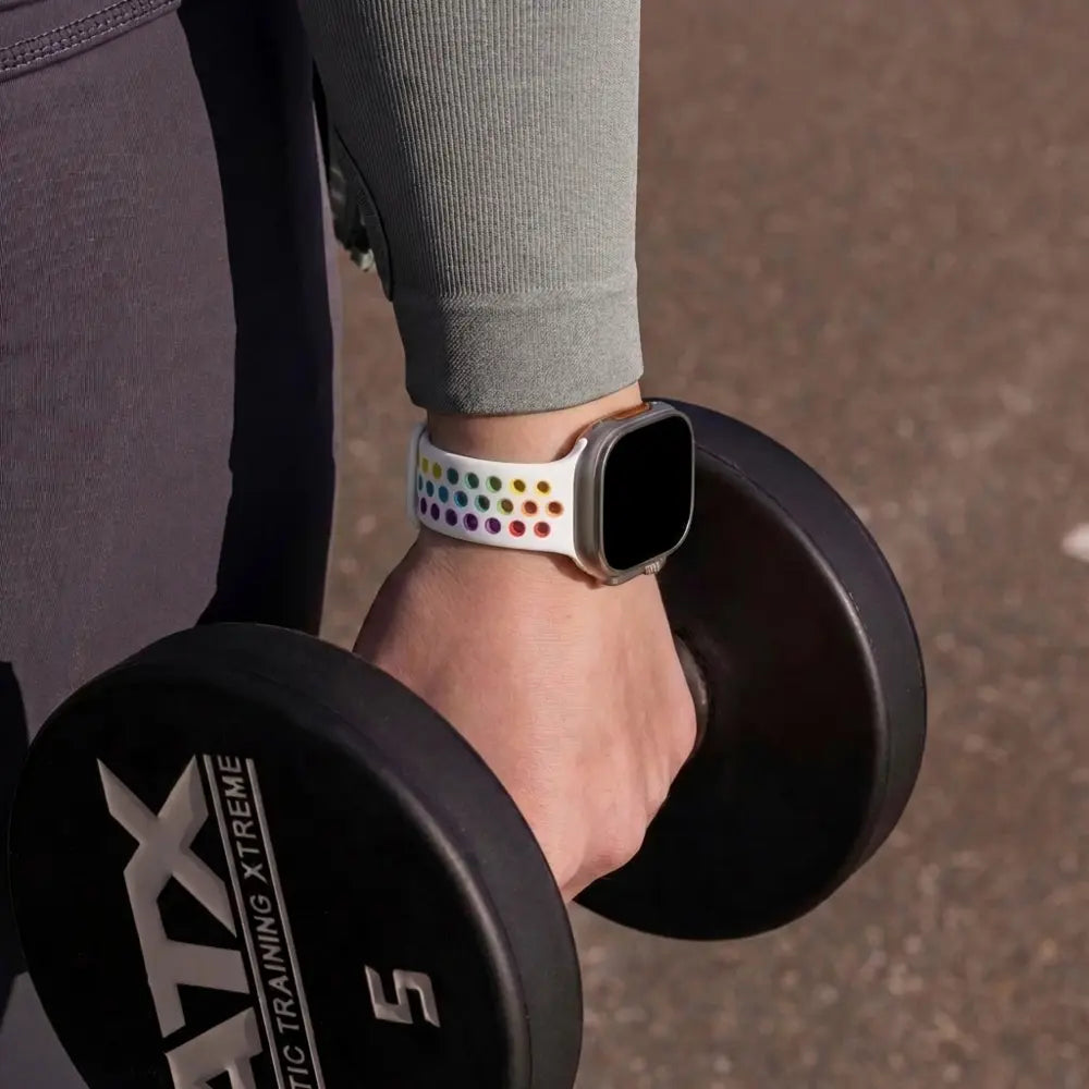 Apple Watch Ultra Sport+ Strap (Colourful White)