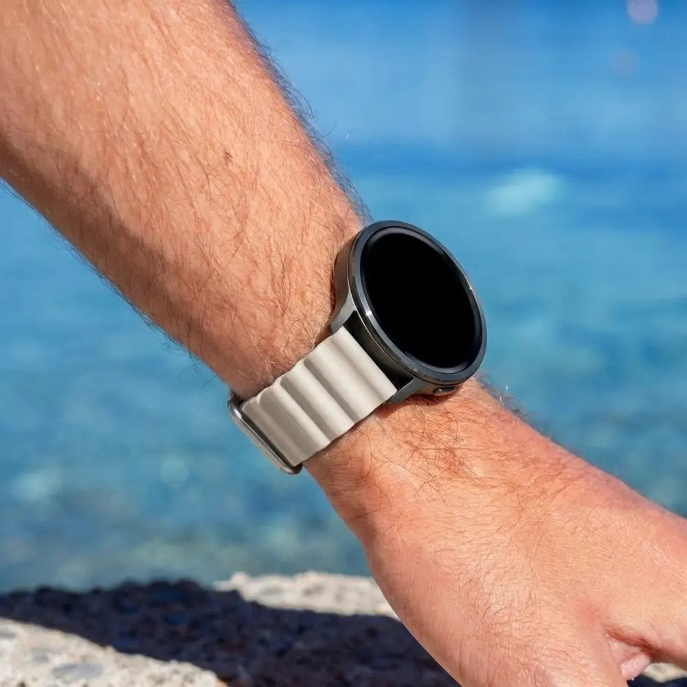 Bandz Garmin Vivoactive 6 Ocean Strap 'Classic' (Beige)