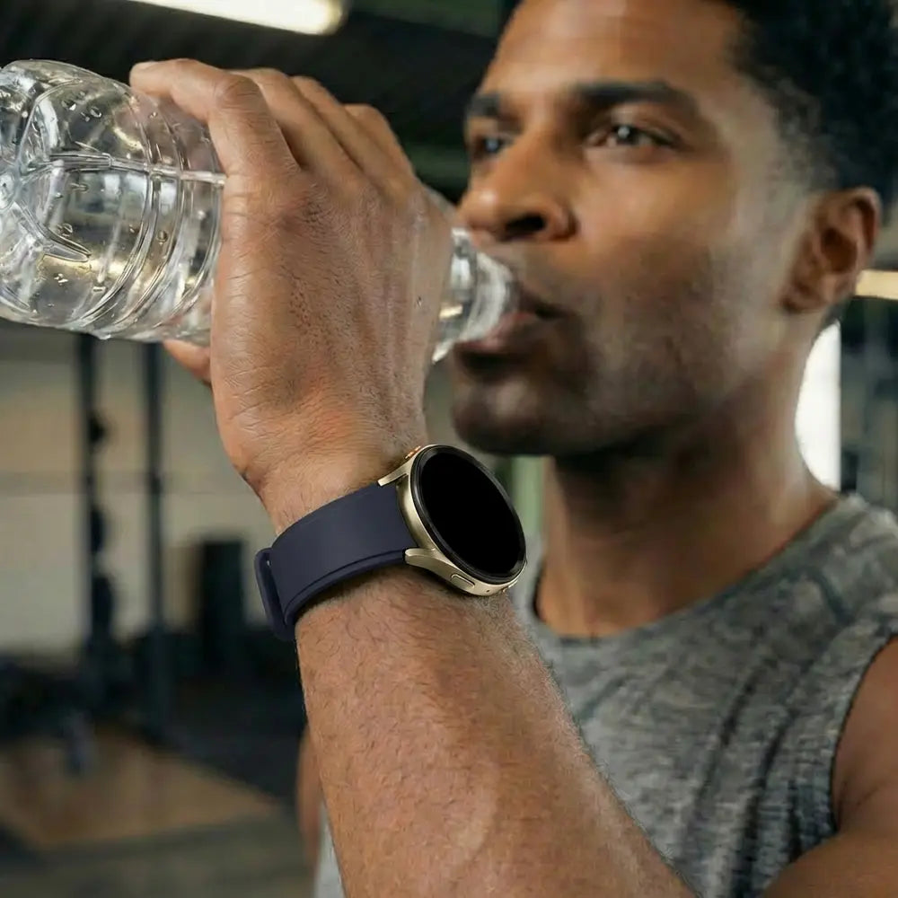 Bandz Samsung Galaxy Watch 7 - 44mm Sport Strap 'Easy Fit' (Dark Blue)