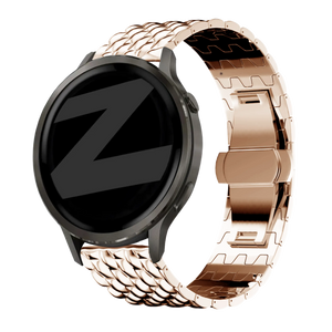 Bandz Garmin Forerunner 170 Steel Strap 'Dragon' (Rose Gold)
