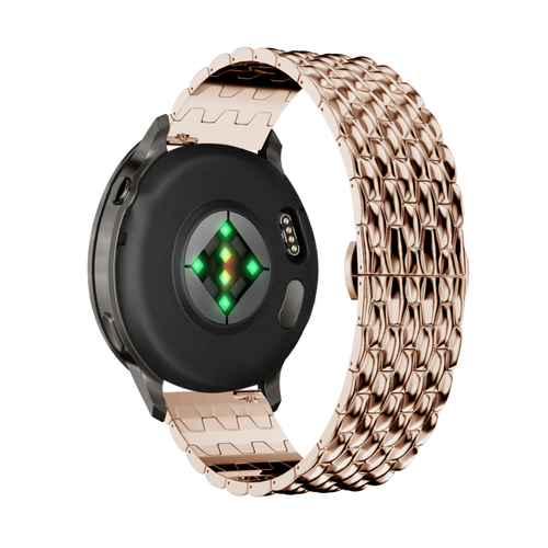 Bandz Garmin Bounce 2 Steel Strap 'Dragon' (Rose Gold)