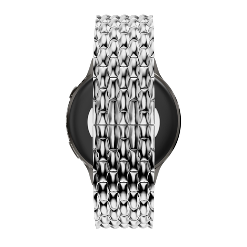 Bandz Garmin Forerunner 170 Steel Strap 'Dragon' (Silver)