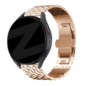 Bandz Garmin Forerunner 55 Steel Strap 'Dragon' (Rose Gold)