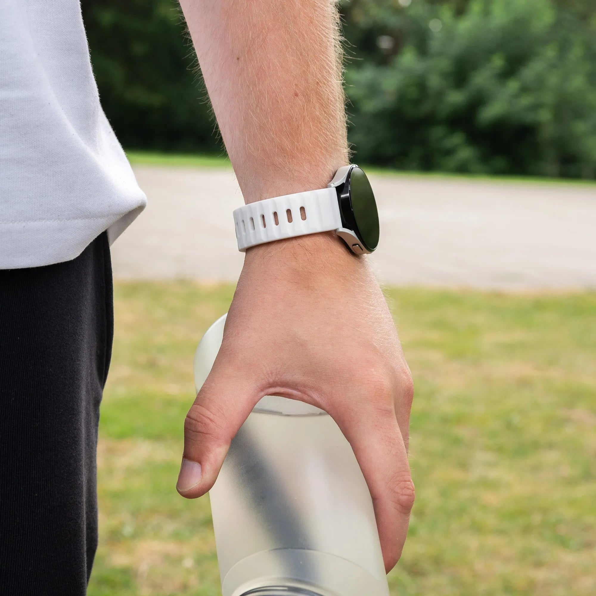 Coros Pace 2 Outdoor Silicone Strap (White)