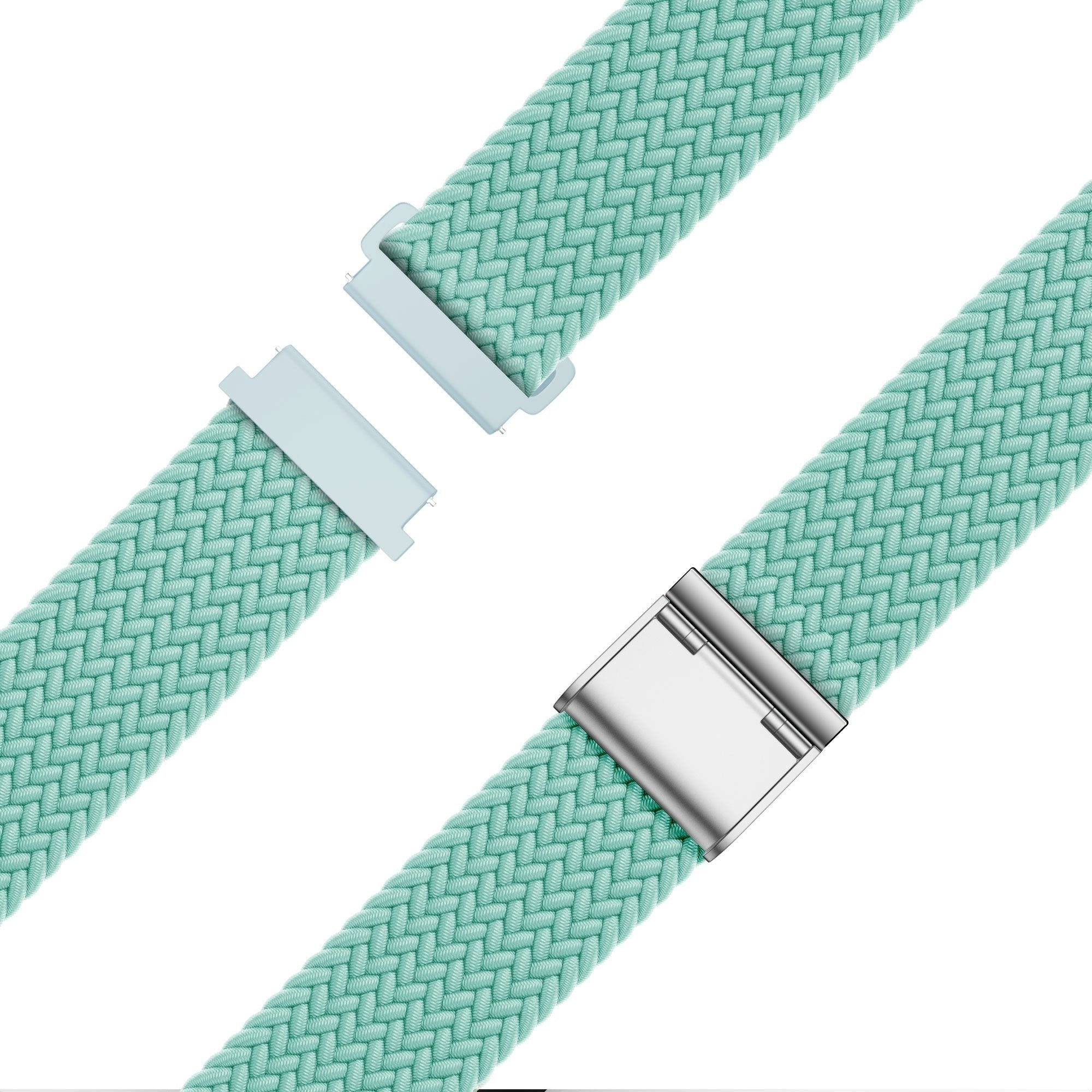 Bandz Amazfit Active 2 Woven Nylon Strap (Turquoise)