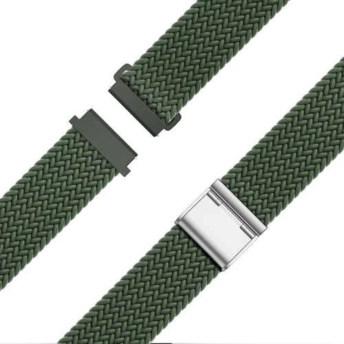 Bandz Suunto Race 2 Woven Nylon Strap (Olive Green)
