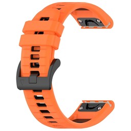 Garmin Instinct 3 - 45mm Sport Buckle Strap (Orange/Black)