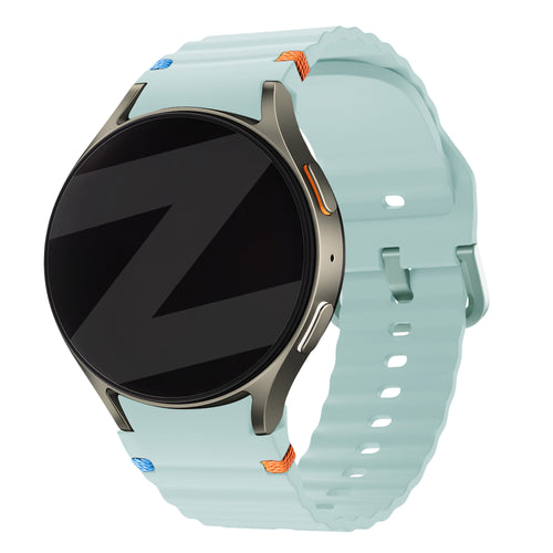 Bandz Samsung Galaxy Watch 4 40mm Wave Strap 'Easy Fit' (Mint)