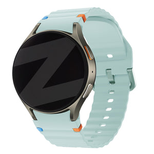 Bandz Samsung Galaxy Watch FE Wave Strap 'Easy Fit' (Mint)
