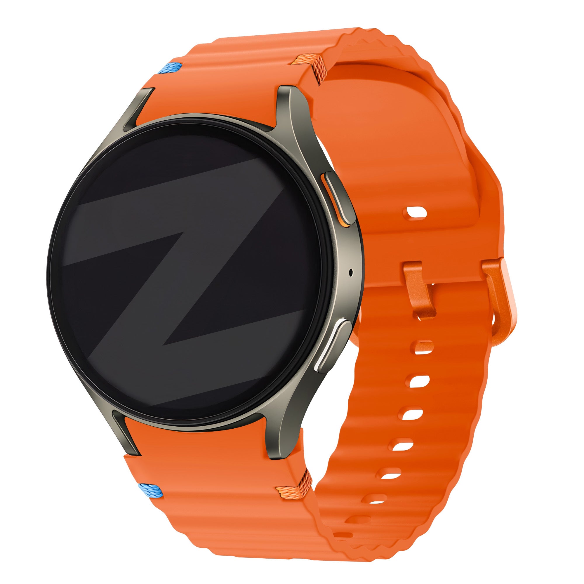 Bandz Samsung Galaxy Watch 4 40mm Wave Strap 'Easy Fit' (Orange)