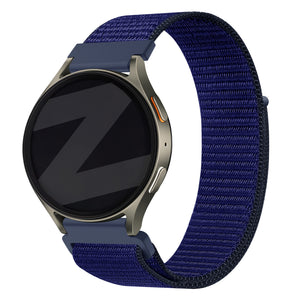 Bandz Huawei Watch GT 5 Pro - 42mm Nylon Strap 'Easy Fit' (Blue)
