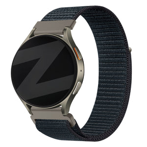 Bandz Amazfit Balance 2 Nylon Strap 'Easy fit' (Greyblue)
