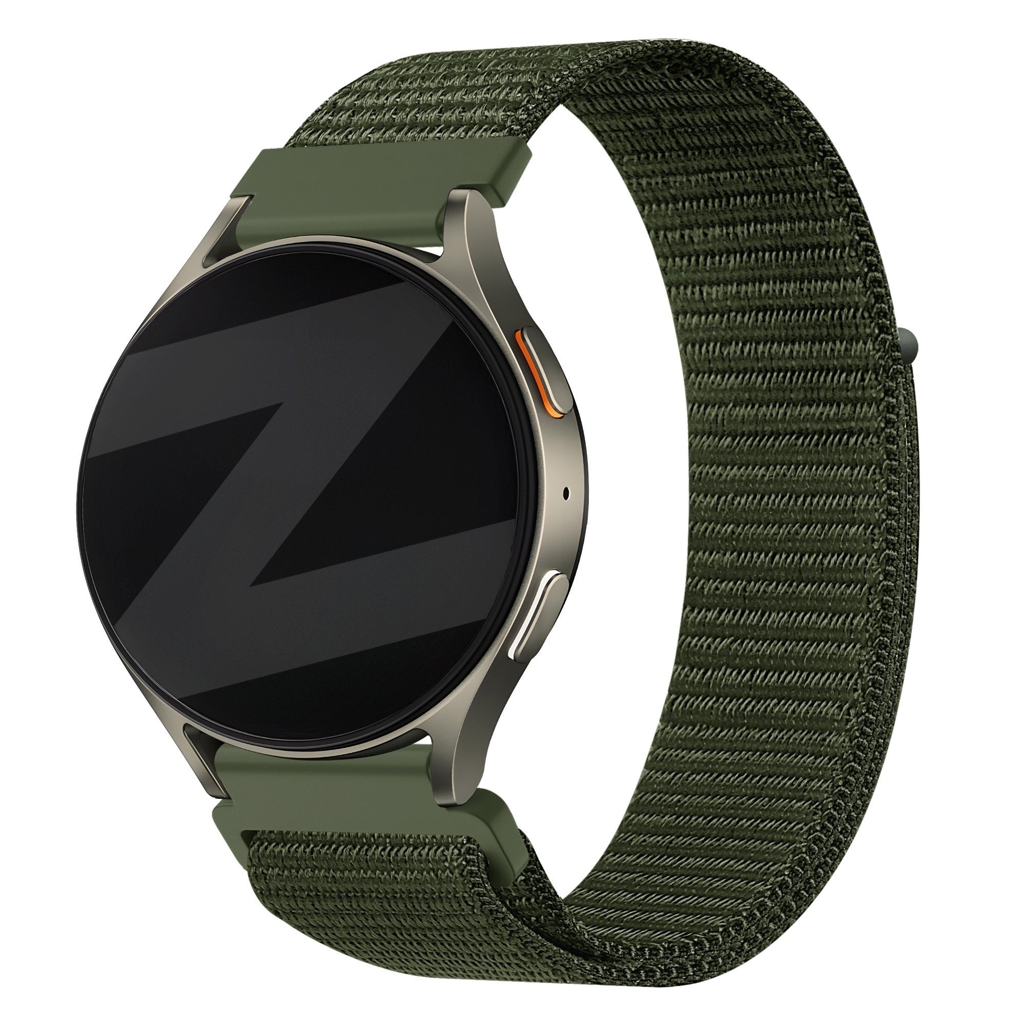 Bandz Fossil Gen 5e - 44mm Nylon Strap 'Easy Fit' (Green)