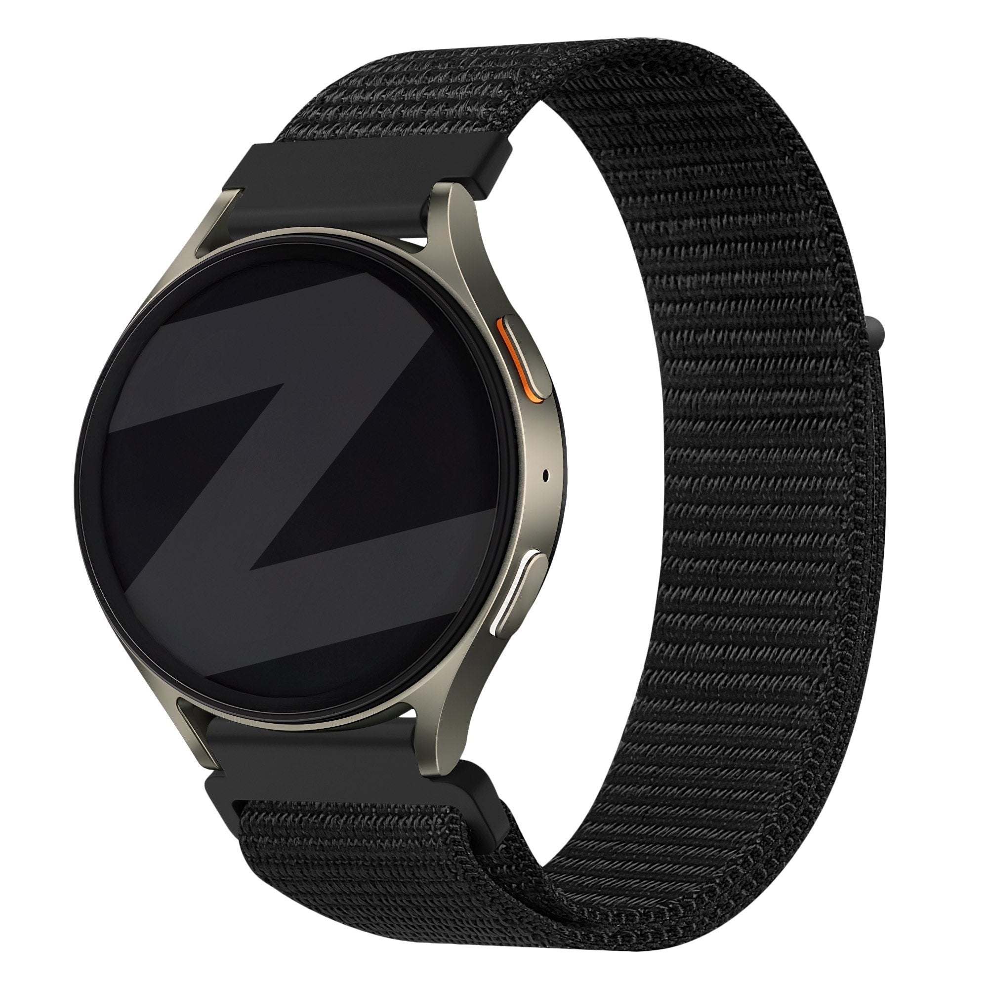 Bandz Amazfit Balance 2 Nylon Strap 'Easy fit' (Black)