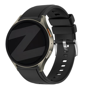 Bandz Samsung Galaxy Watch 5 Pro Silicone Strap 'Easy Fit' (Black)