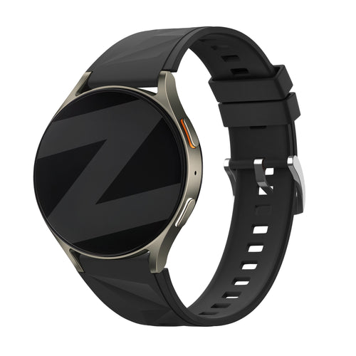 Bandz Huawei Watch GT 5 Pro - 42mm Silicone Strap 'Easy Fit' (Black)