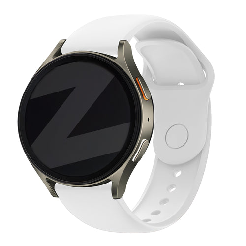 Bandz Samsung Galaxy Watch 7 - 44mm Sport Strap 'Easy Fit' (White)