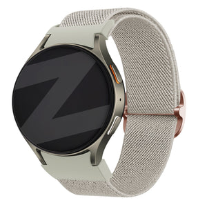 Bandz Samsung Galaxy Watch 5 Pro Elastic Strap 'Easy Fit' (Beige)