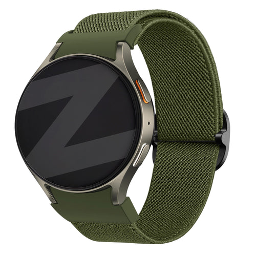 Bandz Samsung Galaxy Watch 7 - 40mm Elastic Strap 'Easy Fit' (Green)