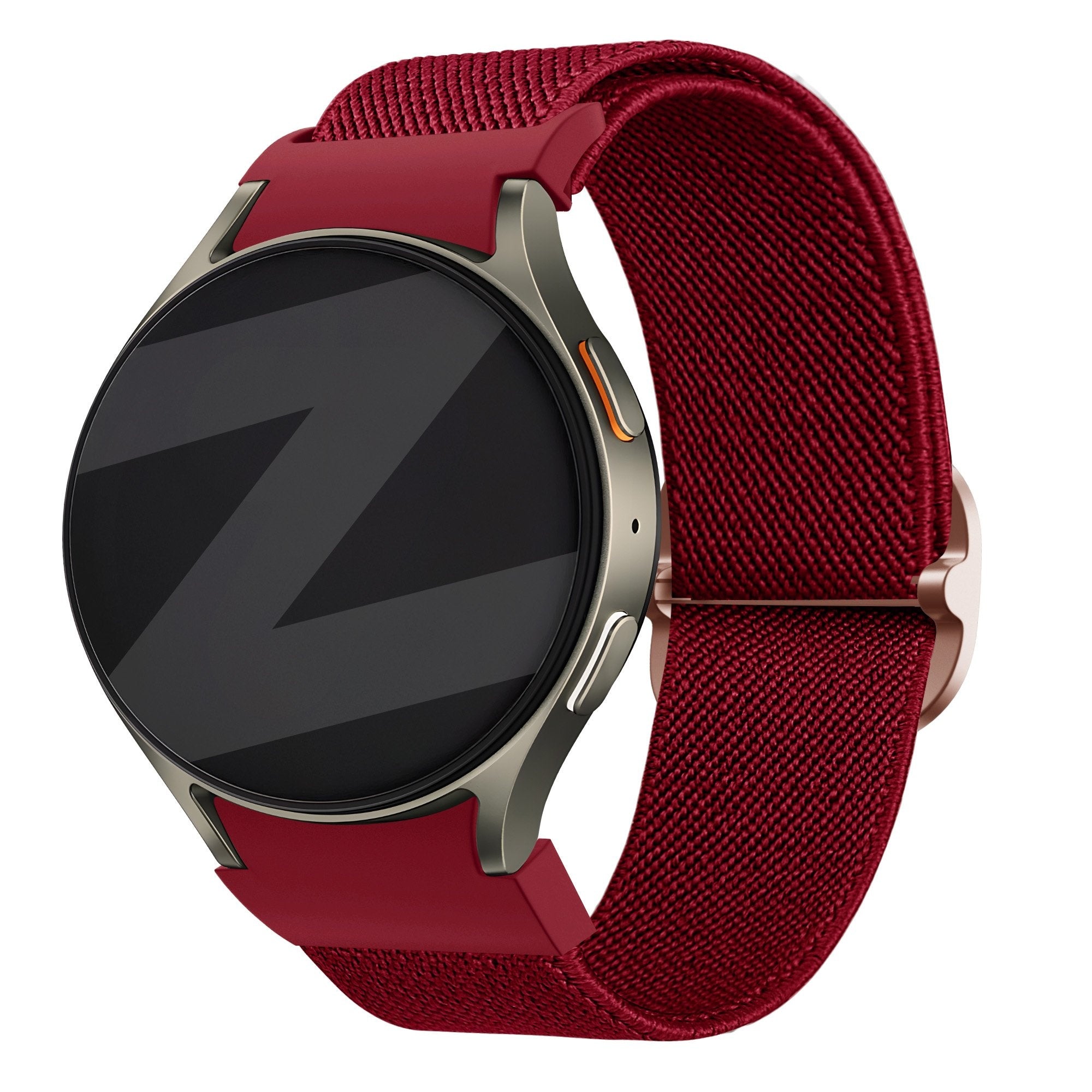 Bandz Samsung Galaxy Watch 4 Classic 46mm Elastic Strap 'Easy Fit' (Red)