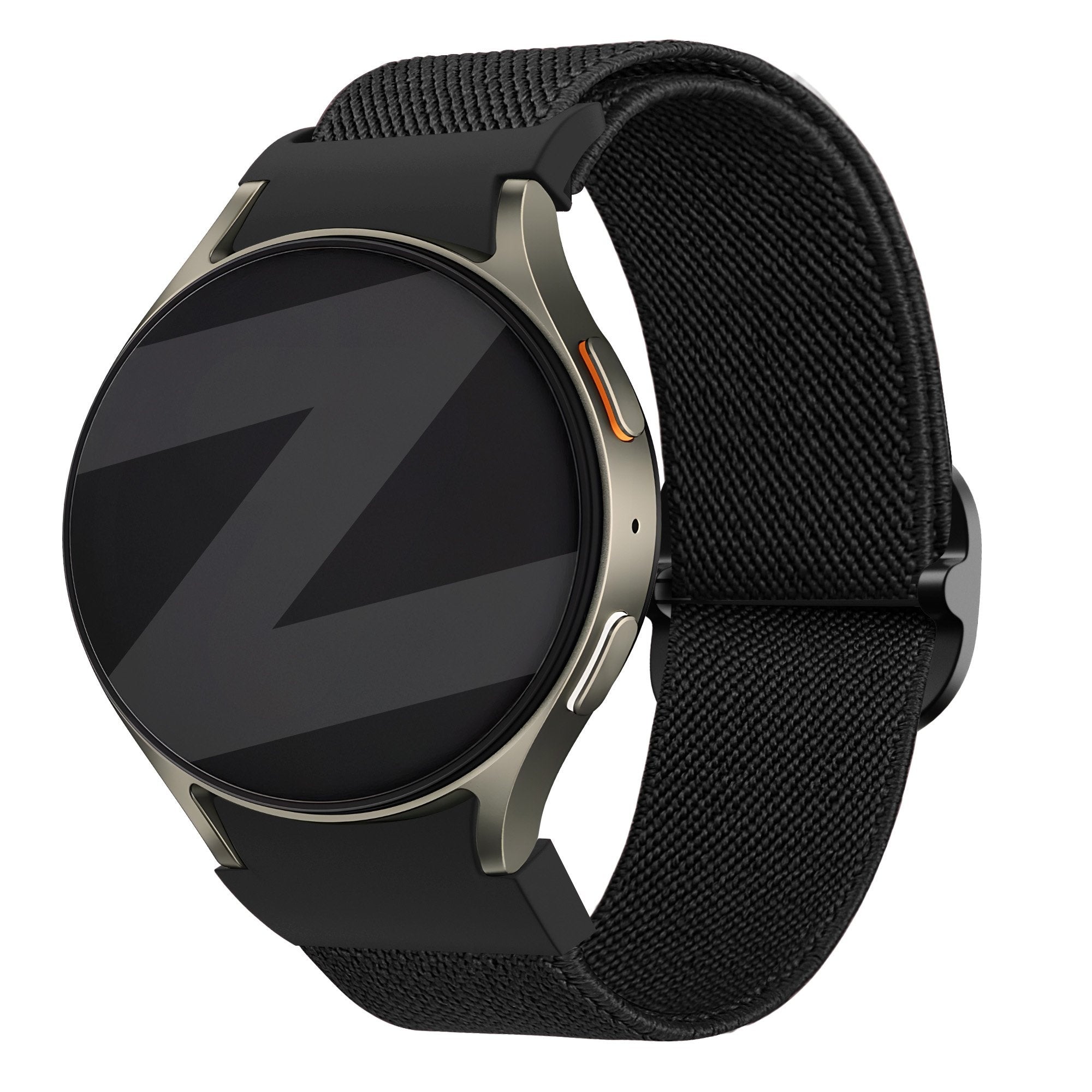 Bandz Samsung Galaxy Watch 4 Classic 46mm Elastic Strap 'Easy Fit' (Black)