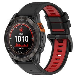 Garmin Instinct 3 - 45mm Sport Buckle Strap (Black/Red)