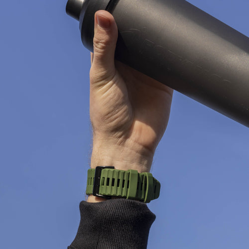 Garmin Descent MK3i - 51mm Silicone Strap (Dark Green)
