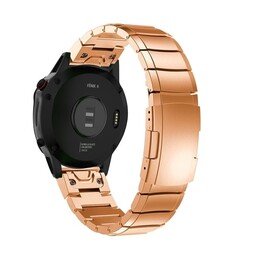 Garmin Instinct 3 - 45mm Metal Strap (Rose Gold)