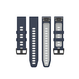 Garmin Instinct 3 - 50mm Sport Buckle Strap (Blue/Grey)