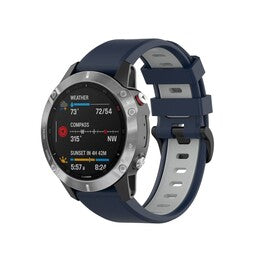 Garmin Instinct 3 - 50mm Sport Buckle Strap (Blue/Grey)