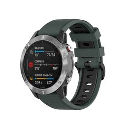 Garmin Instinct 3 - 50mm Sport Buckle Strap (Olive Green/Black)