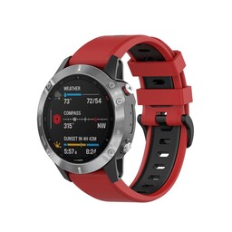 Garmin Instinct 3 - 50mm Sport Buckle Strap (Red/Black)