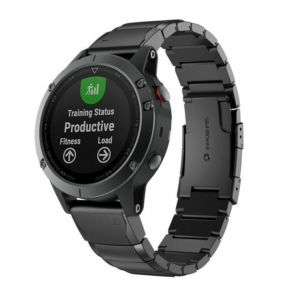 Garmin Forerunner 970 Metal Strap (Black)