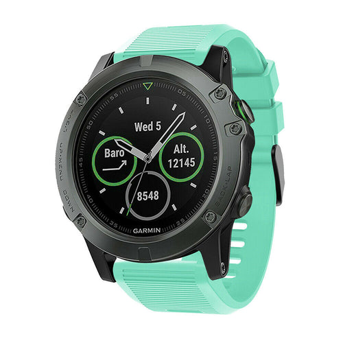 Garmin D2 Mach 2 - 51mm Silicone Strap (Aqua)