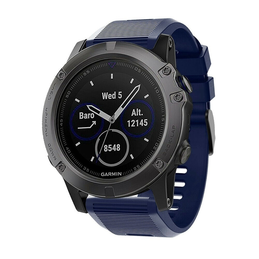 Garmin Tactix 8 - 51mm Silicone Strap (Dark Blue)