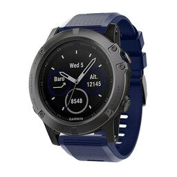 Garmin Instinct 3 - 50mm Silicone Strap (Dark Blue)