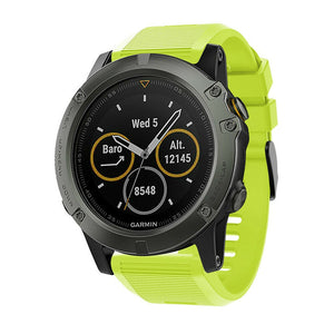 Garmin Descent MK3i - 51mm Silicone Strap (Light Green)